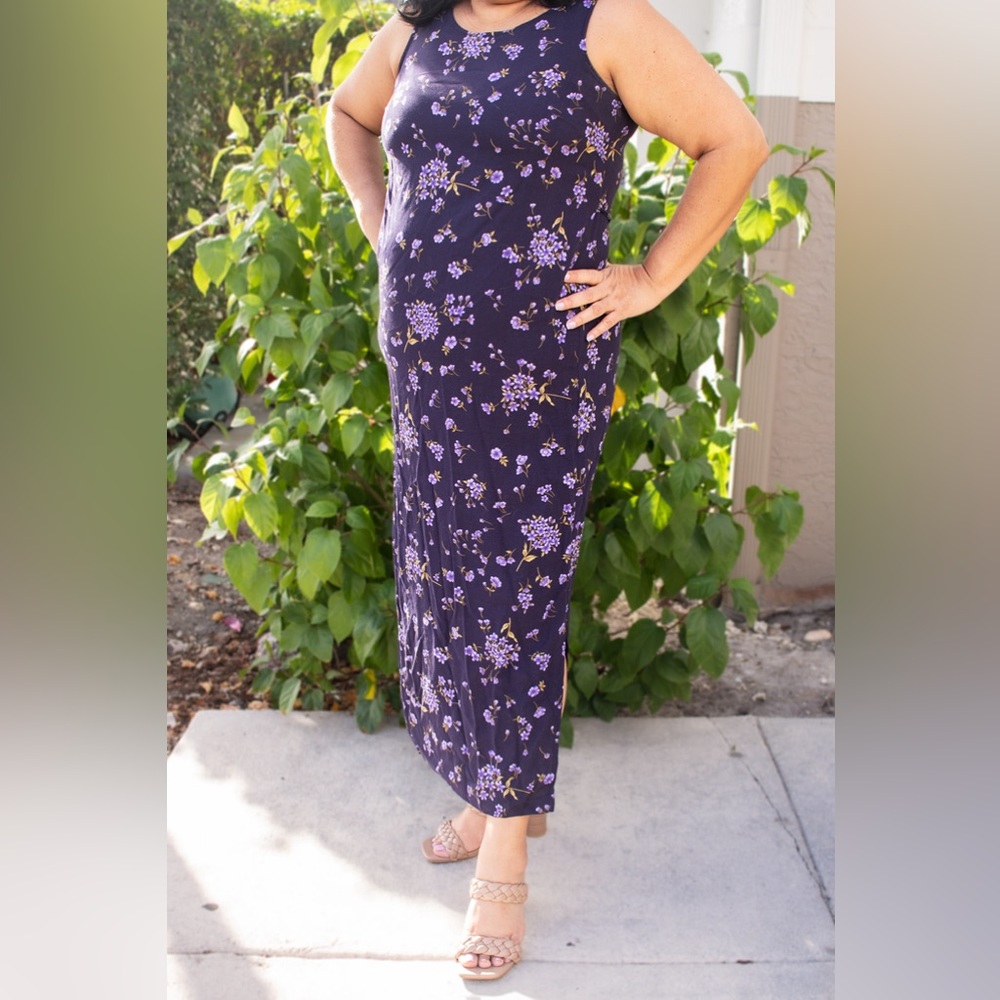 Floral Print Maxi Dress